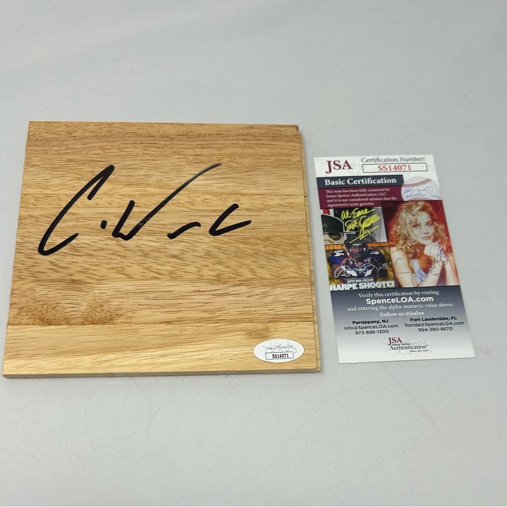 Christian Wood signed 6x6‎ Floor Los Angeles Lakers UNLV Rebels JSA COA
